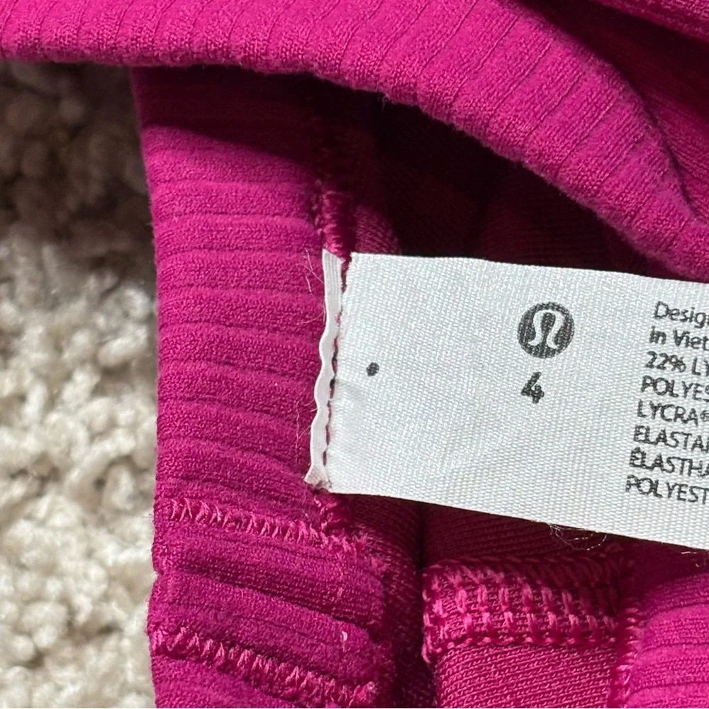 Lululemon Ribbed Nulu High-Neck Yoga Bra *Light Support, B/C Cup - Picture 3 of 5